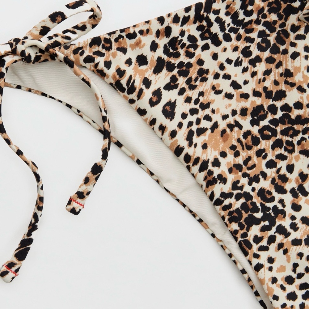 Aerie Leopard Print Bikini Bottom - Picture 6 of 7